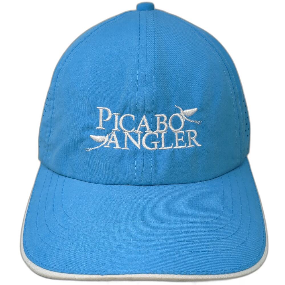 Fahrenheit Headwear Baseball Cap Blue One Size Picabo Angler Mesh Strapback Hat